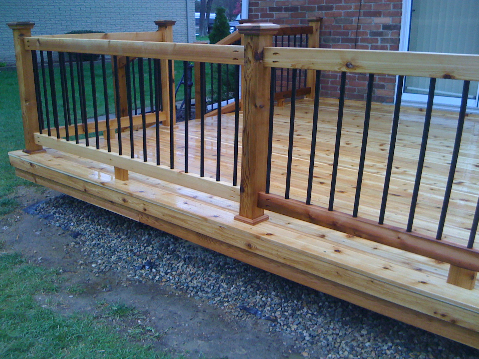 metal balusters for deck railings autumnwoodconstruction